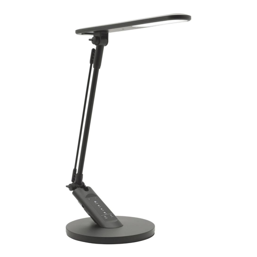 Lámpara de mesa regulable LED táctil OPTIMUM LED/7W/230V USB 3000/4000/6000K negro