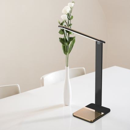 Lámpara de mesa regulable LED táctil PRESTIGE LED/12W/230V 2700/4000K/6500K negro