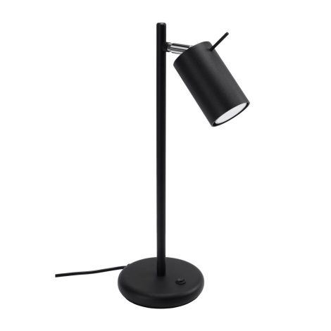Lámpara de mesa RING 1xGU10/40W/230V negro