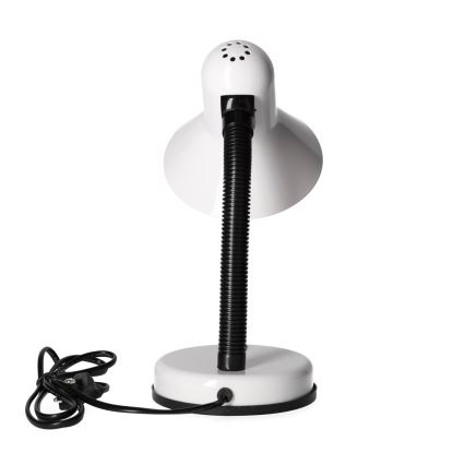 Lámpara de mesa SMIESZEK 1xE27/40W/230V blanco