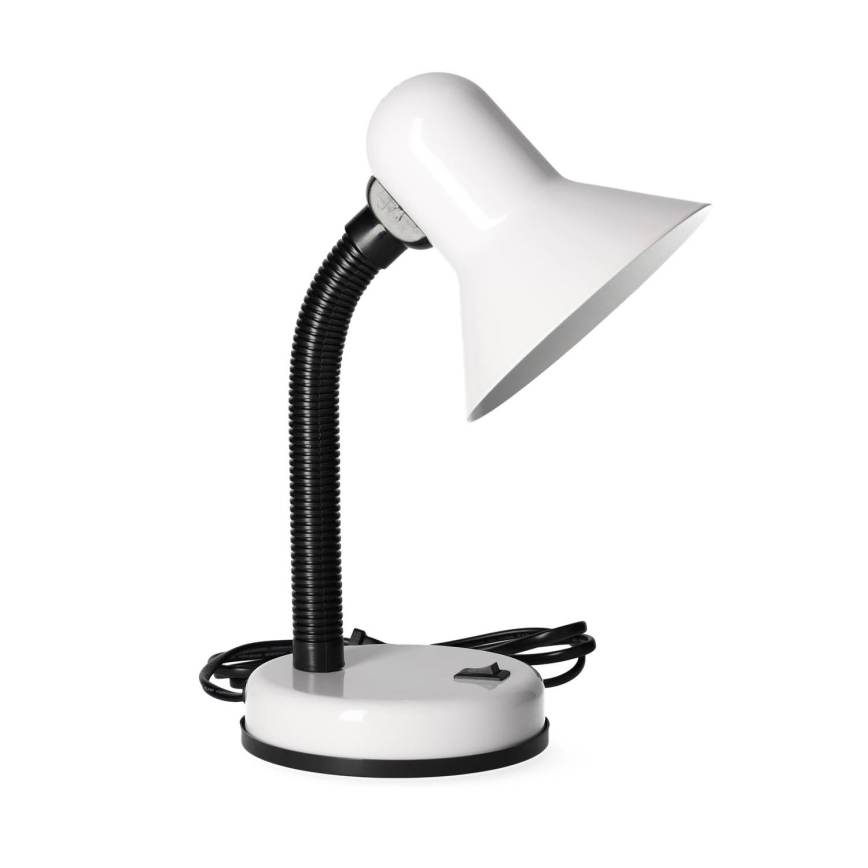 Lámpara de mesa SMIESZEK 1xE27/40W/230V blanco