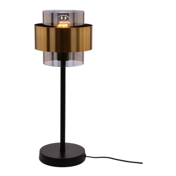 Lámpara de mesa SPIEGA 1xE27/60W/230V dorado/negro