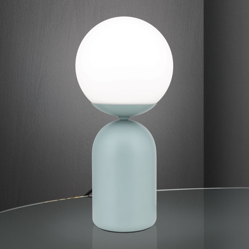 Lámpara de mesa STANLEY 1xE14/25W/230V cerámica/menta