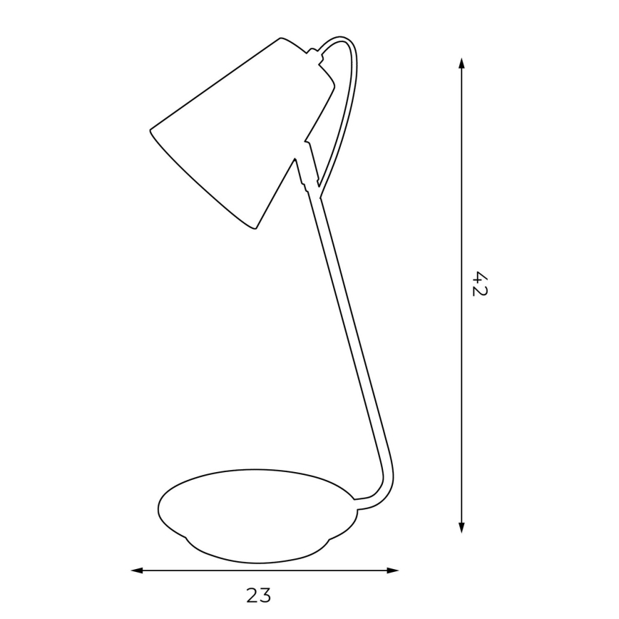 Lámpara de mesa TABLE LAMPS 1xE27/60W/230V