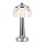 Lámpara de mesa táctil LED recargable y regulable LED/1W/5V 3000-6000K 1800 mAh cromo brillante