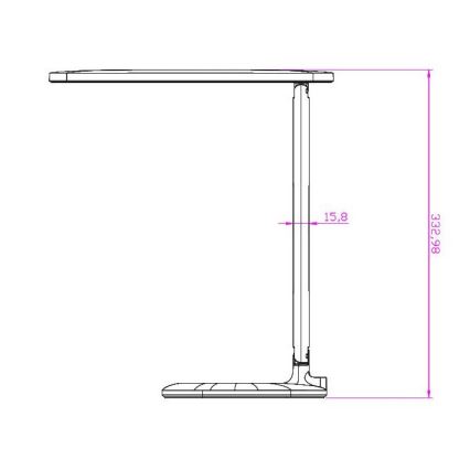 Lámpara de mesa táctil LED regulable NAOMI LED/5W/230V 3000-6500K