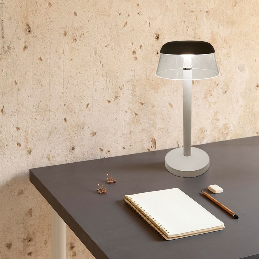 Lámpara de mesa táctil recargable LED regulable LED/3W/5V 3000-6000K 1800 mAh blanco