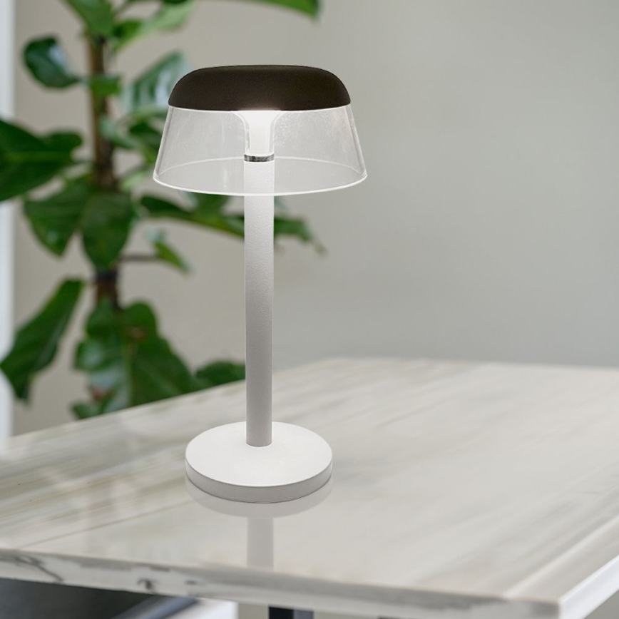 Lámpara de mesa táctil recargable LED regulable LED/3W/5V 3000-6000K 1800 mAh blanco