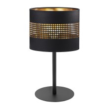 Lámpara de mesa TAGO 1xE27/15W/230V negro/dorado
