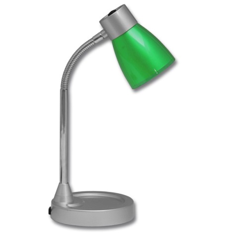 Lámpara de mesa TINA 1xE14/25W/230V verde