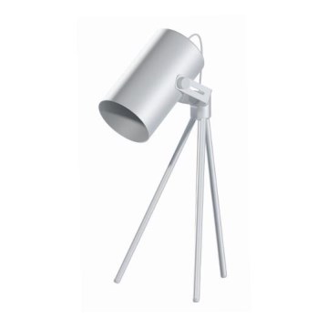 Lámpara de mesa TUBA 1xE27/24W/230V blanco