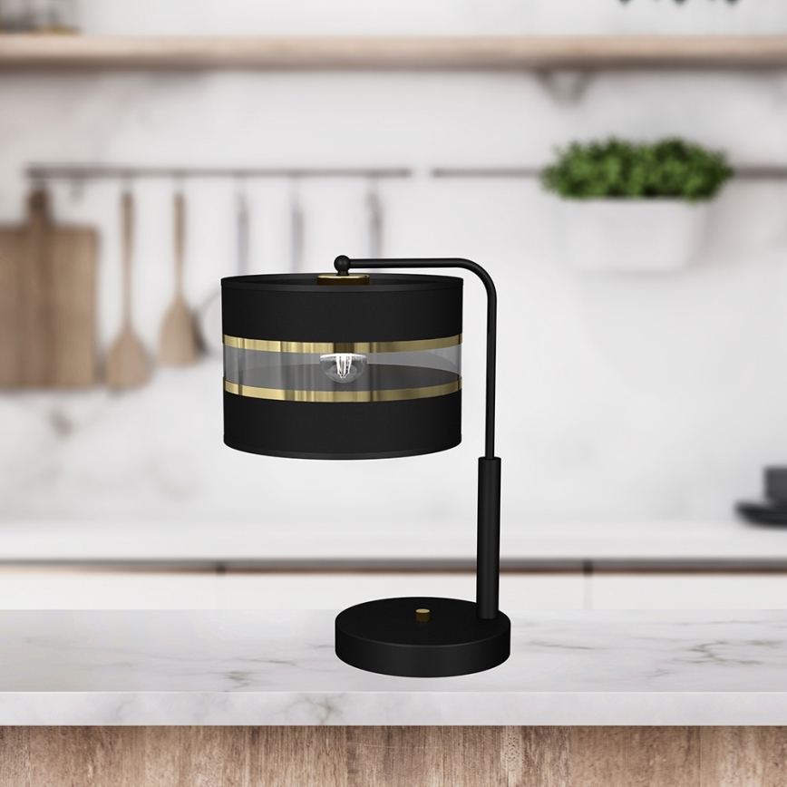 Lámpara de mesa ULTIMO 1xE27/60W/230V negro