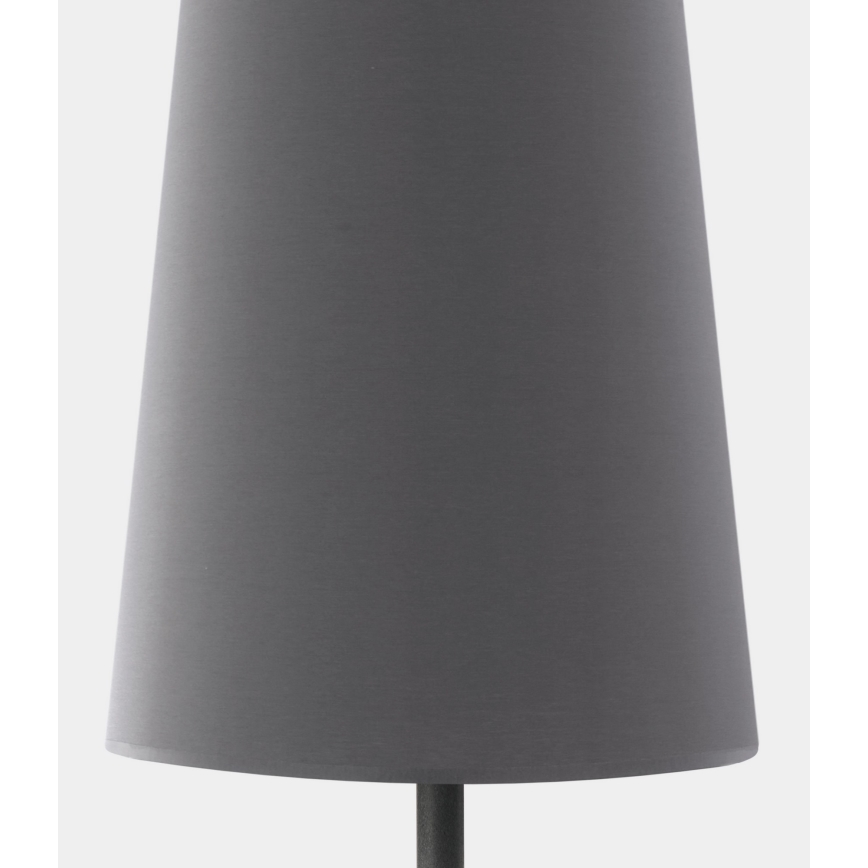 Lámpara de mesa UMBRELLA 1xE27/15W/230V gris