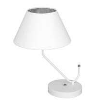 Lámpara de mesa VICTORIA 1xE27/60W/230V blanco