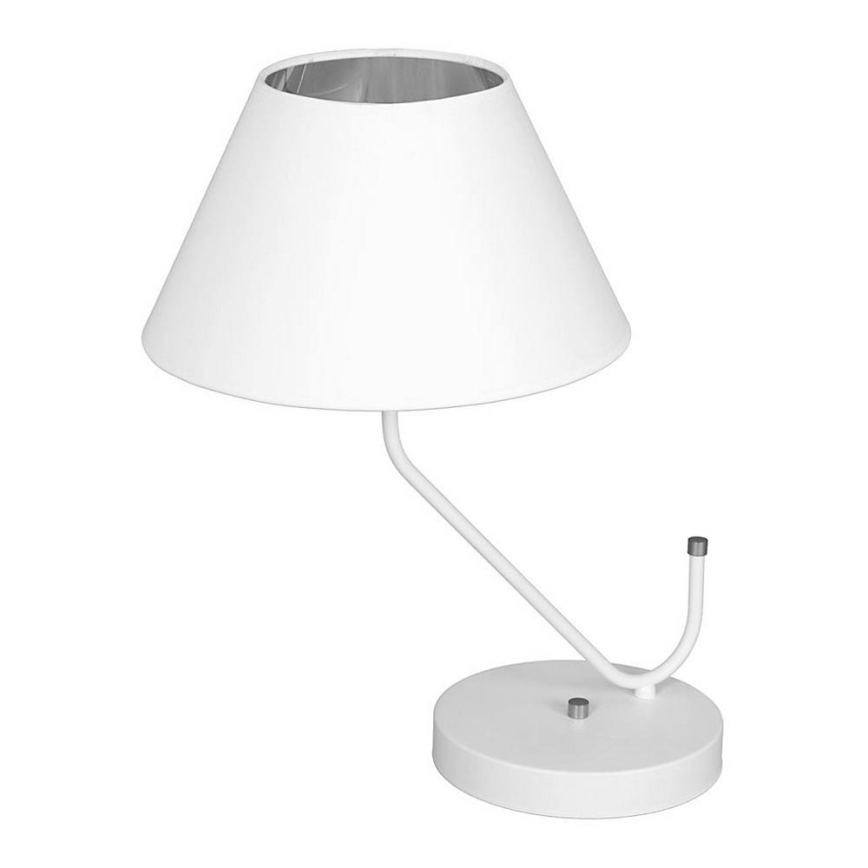 Lámpara de mesa VICTORIA 1xE27/60W/230V blanco