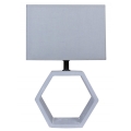 Lámpara de mesa VIDAL 1xE27/40W/230V gris
