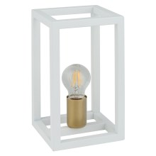 Lámpara de mesa VIGO 1xE27/60W/230V blanco/dorado