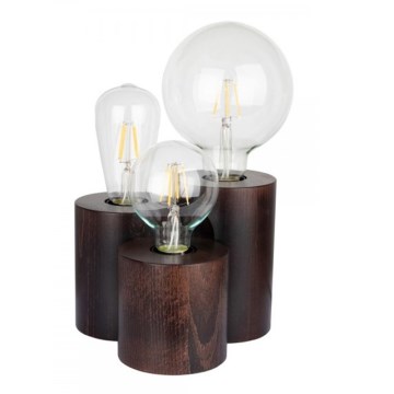 Lámpara de mesa VINCENT 3xE27/15W/230V haya