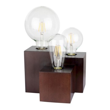Lámpara de mesa VINCENT 3xE27/15W/230V haya
