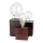Lámpara de mesa VINCENT 3xE27/15W/230V haya