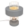 Lámpara de mesa VOLTA 1xE27/60W/230V gris