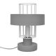 Lámpara de mesa VOLTA 1xE27/60W/230V gris