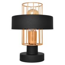 Lámpara de mesa VOLTA 1xE27/60W/230V negro/dorado
