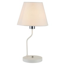 Lámpara de mesa YORK 1xE14/60W/230V blanco
