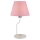 Lámpara de mesa YORK 1xE14/60W/230V rosa/blanco