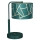 Lámpara de mesa ZIGGY 1xE27/60W/230V verde/dorado