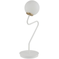 Lámpara de mesa ZIGZAG 1xG9/12W/230V blanco