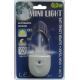 Lámpara de noche enchufable MINI-LIGHT (luz azul)