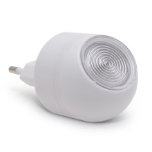Lámpara de orientación LED con sensor crepuscular para toma LED/1W/230V