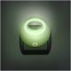 Lámpara de orientación LED con sensor para la toma de corriente LED/1W/230V verde