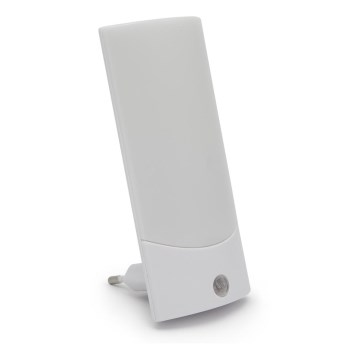 Lámpara de orientación LED con sensor para toma de corriente LED/1W/230V