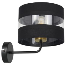Lámpara de pared HAVARD 1xE27/60W/230V negro/cobre