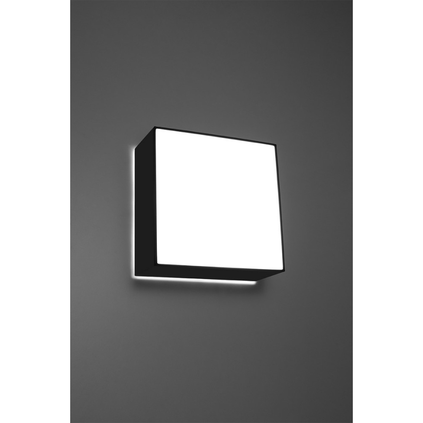 Lámpara de pared HORUS 1xE27/60W/230V negro