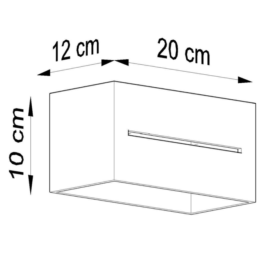 Lámpara de pared LOBO 2xG9/40W/230V blanco
