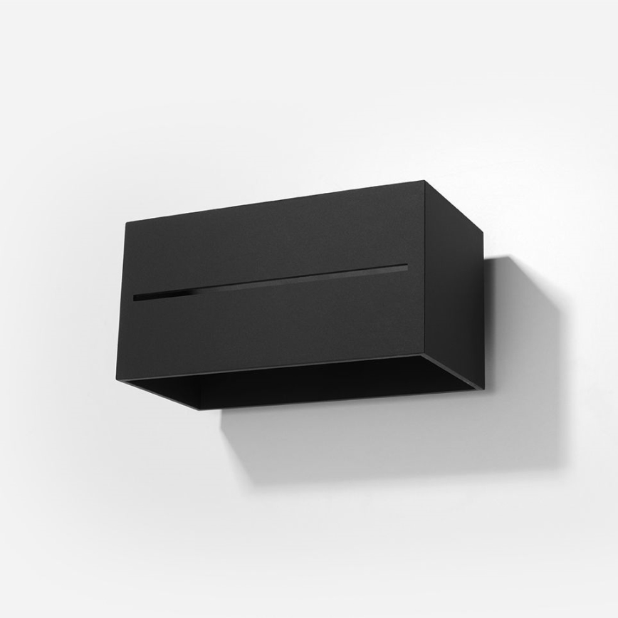 Lámpara de pared LOBO 2xG9/40W/230V negro