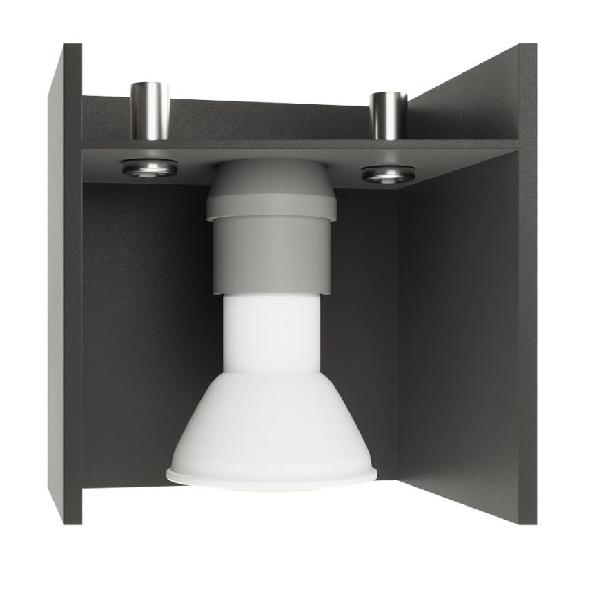 Lámpara de pared LOBO 2xG9/40W/230V negro