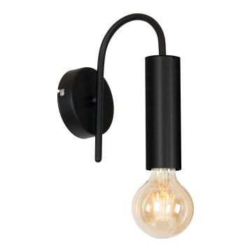 Lámpara de pared LOPPE 1xE27/60W/230V negro