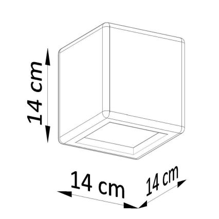 Lámpara de pared NESTA 1xE27/60W/230V