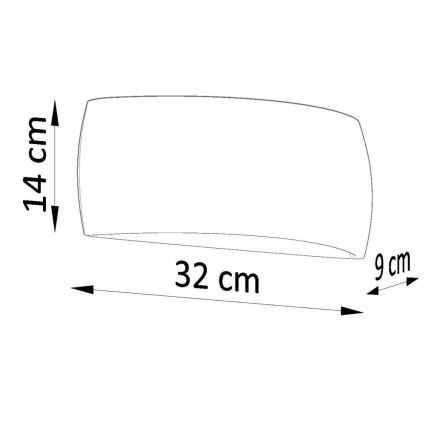 Lámpara de pared PONTIUS 1xG9/40W/230V