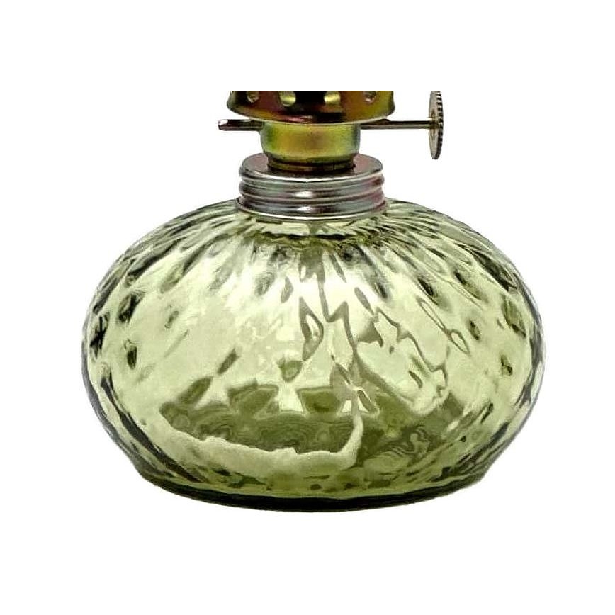 Lámpara de petróleo ELIŠKA 20 cm verde bosque