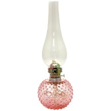 Lámpara de petróleo EMA 38 cm rosa