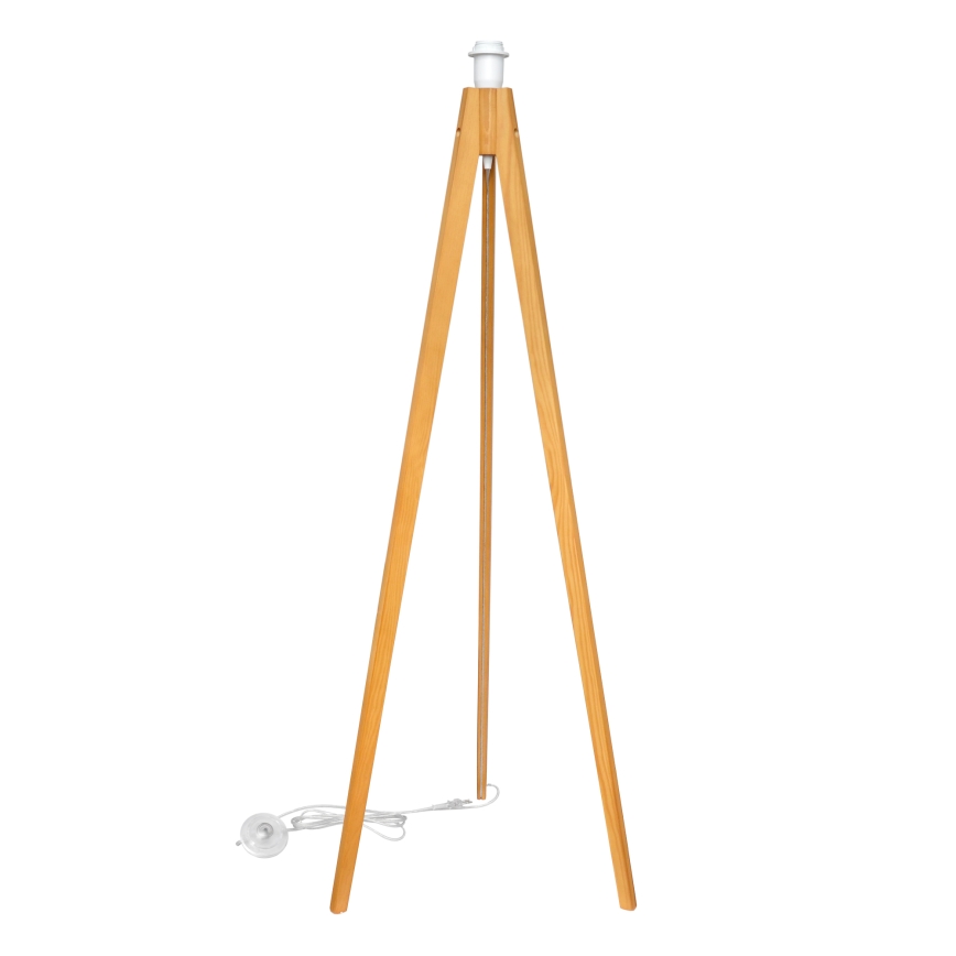 Lámpara de pie ALBA 1xE27/15W/230V color crema/roble
