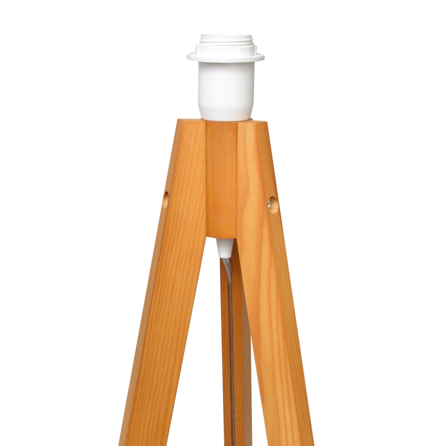 Lámpara de pie ALBA 1xE27/15W/230V color crema/roble