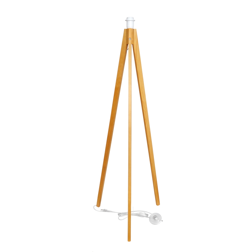 Lámpara de pie ALBA 1xE27/15W/230V color crema/roble