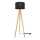 Lámpara de pie ALBA 1xE27/15W/230V negro/roble