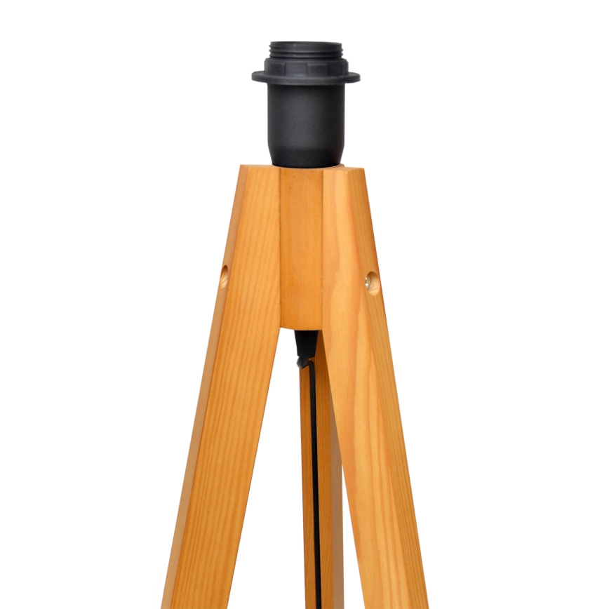Lámpara de pie ALBA 1xE27/15W/230V negro/roble
